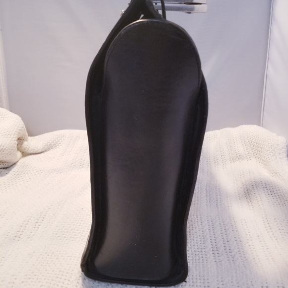 Bill Amberg studio rocket briefcase bag portfolio vintage black 17x12x5 - Picture 11 of 12